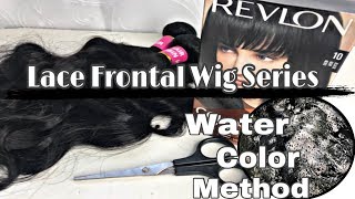 How To Dye Hair Black Using Water Color Method | Episode 2