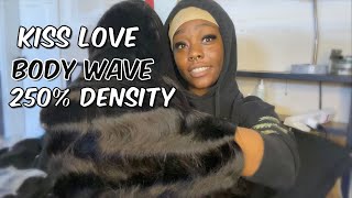 T H I C K! ! 250% Density Lace Frontal Aliexpress Wig Unboxing | Kiss Love Hair
