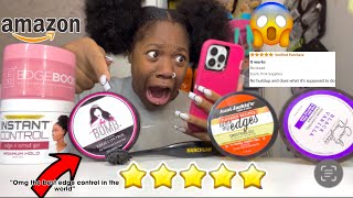 I Bought The Most Rated Edge Control On Amazon For My Natural Hair