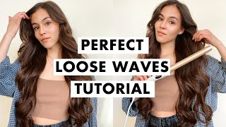 How To Curl Your Hair For Beginners | Loose Waves Tutorial