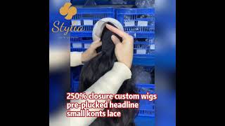Guess How Many Bundles With Closure Can Do 250% Density Wig? Do You Like Standard 150% Or 250% Wig