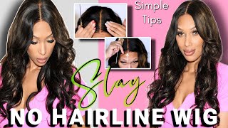 Girll!  Lay A No Hairline Wig Like Scalp! Easiest Wig To Install | Knot & Grid Filler No Glue!