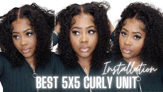 Best Affordable 5X5 Curly Lacewig|Supernova Hair