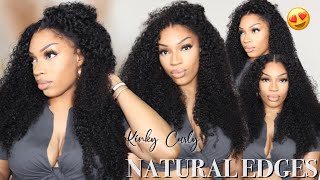 A Kinky Curly Wig You Need   These Natural Edges Will Blow Your Mind! | Curlyme Hair