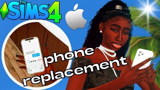 Iphone Replacement For The Sims 4 With 60+ Custom Cases