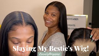 Slaying My Bestie'S Hd Lacefront | 13 X 6 Clean Bleached Hairline| Omgherhair X Lovelybryana