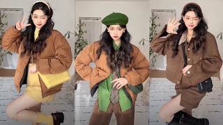 Brown  Color Outfit Ideas*Winter Outfits Lookbook*Casual Wear