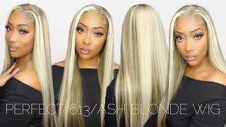 Stunning Ash Blonde Highlight Wig | No Work Required!!! | Ft. Ahsimary Hair
