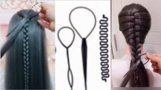 10 French Braids With Hair Tool & Without Hair Tool! Hair Accessories For Beginners
