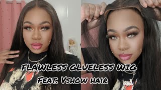 Flawless Glueless Wig Melt Absolutely No Spray Needed! Feat Vshow Hair