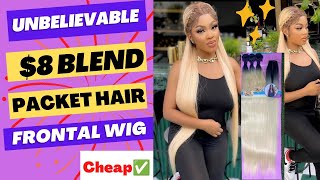 Revealing Best Selling Packet Blend Hairs For Straight Wigs| Cheap #Bonestraighthair