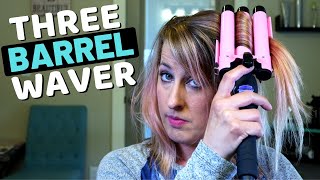 Three Barrel Waver Tutorial | How To Use A Three Barrel Curling Iron | Easy Hair Style