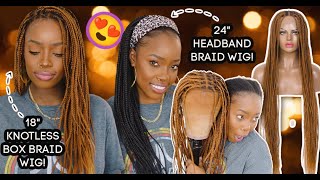 Let'S Get Into This! Asia Knotless Box Braid Wig & Zoe Braided Headband Wig! | Mary K. Bella