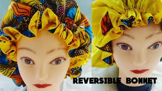 How To Cut And Sew A Reversible Hair Bonnet
