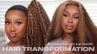 Beginner Friendly Hair Transformation: Curly Highlight Wig | Nadula Hair