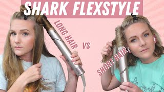 Shark Flexstyle Review On Long Hair And Short Hair!!