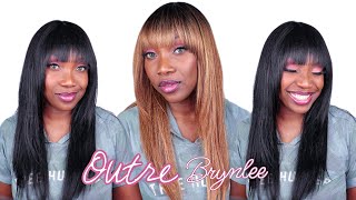 Under $20 Best Affordable Synthetic Wigpop Bang Wig ?!  Outre Wigpop Brynlee Wig
