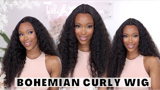 This Curly Glueless Bohemian Curly Wig Is Perfect For That Romantic Getaway!!! | Luvme Hair