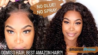 The Best Glueless Curly Wig? Domiso Hair Review And Install