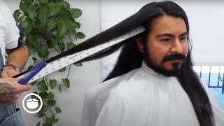 Dude Has Huge Transformation After Cutting Long Hair | Cut Loose