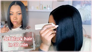 How I Dye My Hair Jet Black, The Blackest Hair You'Ve Seen+ Next Day Unwrapping