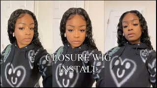 Installing 4X4 Lace Closure Wig From Amazon