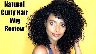 Realistic & Cheap Kinky Curly Natural Hair Wig Review | Sensationnel Sapphire Instant Wig