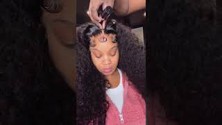 Get Your New Hair With Allovehair #Hair #Hairstyle #Hdlace #Curlyhairtutorial #Gluelesswig #Wig
