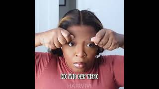 No Wig Cap Need! | Easy Quick Wig Install For The Daily Life | Hairvivi #Shorts