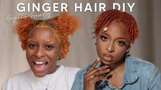 How To Dye Natural Hair Ginger/Copper With No Bleach