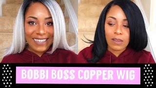 Bobbi Boss Copper Wig Review| 2 Different Colors!!!|  Most Natural Wig Ever
