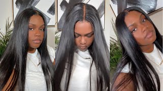 Stop Using Glue! No Sprays Completely Glueless Wig Install Ft Westkiss Hair