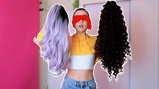 Picking Out Wigs Blindfolded For A Week