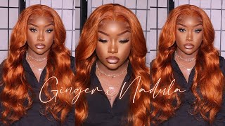 It'S The Ginger Wig For Me!  Installing Best Pre-Colored Body Wave Wig For The Fall! X Nadula H