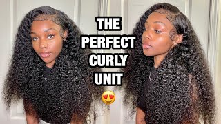 Melted 13X4 Hd Lace Frontal Wig Install Ft Asteria Curly Hair
