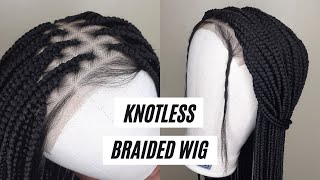 How To Knotless Braided Wig | 6X6 Closure | Beauty On A Budget Diy