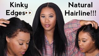 *New*Kinky Hairline Wig | Natural 4C Edges, Glueless Install | Geniuswigs