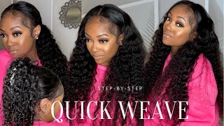 Simple Quick Weave Install *Beginner Friendly* | Very Detailed Ft. Arabella Hair
