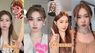 Cute & Best Hairstyles+How To Cut Bang Hairstyle Tutorial*Korean Style For Girls