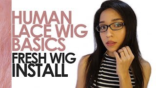 Human Hair Lace Wigs For Beginners | Fresh Wowafrican Lace Wig Install Part 2
