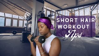 How To Maintain Short Hair & Workout