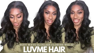 Here'S Your Everyday Hair For 2023 Ft. Luvme Hair Closure Body Wig 22"