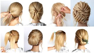   Easy  Elegant Hairstyles For Short To Medium Hair  Hairstyle Transformations