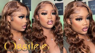 Lace Where !?  Deep Side Part On Highlight Body Wave Wig Ft. Ossilee Highlight Hair