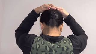 Banana Pin Bun Hairstyle | Easy Hairstyle Tutorial For Beginners #Hair #Hairstyle #Hairstyles