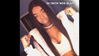 Gorgeous 26 Inch Wig Under $50 ! Mega Lace 118  Review