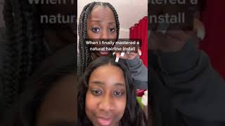 How To Get A Natural Hairline Install Ft. Curlyme Hair #Shorts #Hdlacewig #Gluelesswig #Closurewig