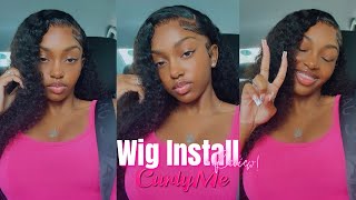26" Waterwave Wig Install|Curly Me Hair Review|01|Themiaamari #Curlymehair #Wiginstall #Like