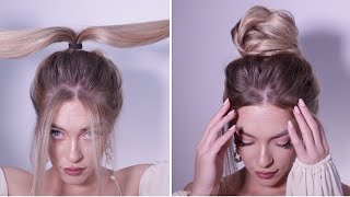 Amazing Volume Bun For Thin And Long Hair