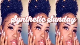 Beauty On A Budget | Synthetic Drawstring Ponytail | Messy Bun | Under$10
